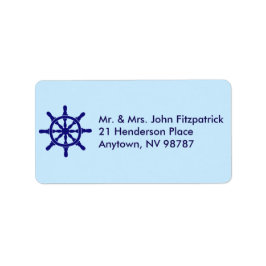 船舶用車輪航海のテーマ ラベル