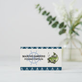 船舶用車輪 |いかりパターン バスフィッシュ| 名刺 (スタンド正面)