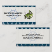 船舶用車輪 |いかりパターン バスフィッシュ| 名刺 (正面/裏面)