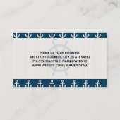 船舶用車輪 | いかりパターン 名刺 (裏面)