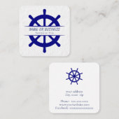 船舶用車輪 スクエア名刺 (正面/裏面)