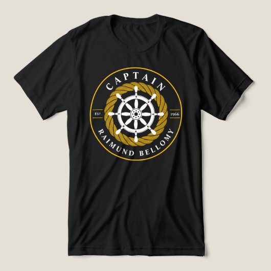 船舶用車輪 トライブレンドＴシャツ (デザイン正面)