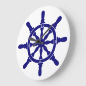 船舶用車輪 ラージ壁時計 (傾斜)