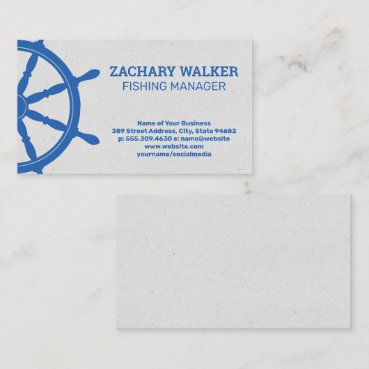 船舶用車輪 名刺 (正面/裏面)