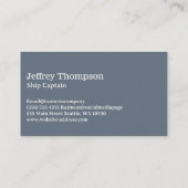 船舶用車輪 | 航海の | ボート 名刺 (裏面)