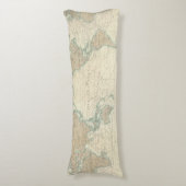 船舶用運河の世界地図 ボディピロー (正面縦)