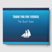 船舶記章ドルフィンズヘルムオール航海のスシールド ゲストブック (裏面)