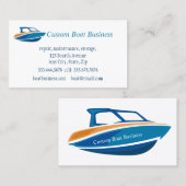 船舶販売修理保全保管船舶 名刺 (正面/裏面)