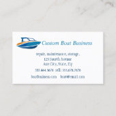 船舶販売修理保全保管船舶 名刺 (正面)