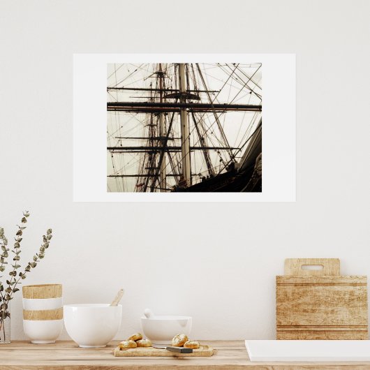 船舶質量 ポスター (キッチン)