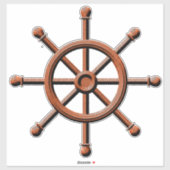 船舶車輪ヘルム航海のデザイン シール (シート)