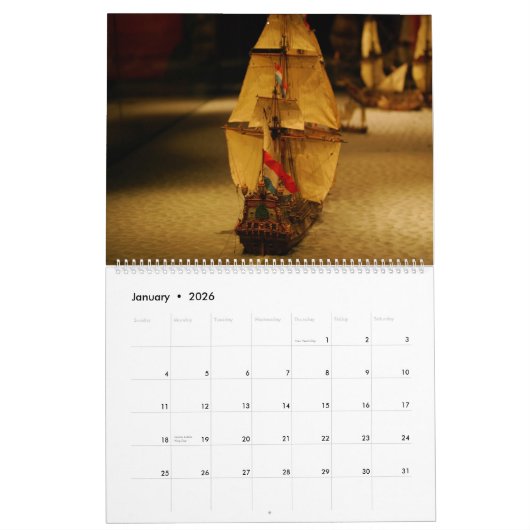 船舶 カレンダー (1月 2026)