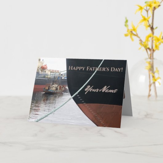 船舶 カード (黄色い花)