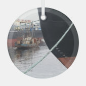 船舶 ガラスオーナメント (正面)