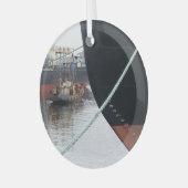 船舶 ガラスオーナメント (正面左)