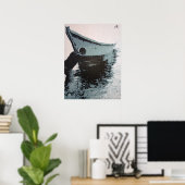 「船舶」プリント ポスター (ホームオフィス)