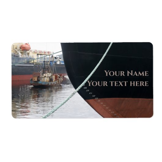 船舶 ラベル (正面)