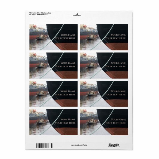 船舶 ラベル (フルシート)