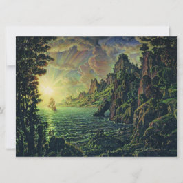 船舶：夕べ太陽（Konstantin Bogaevsky著） カード