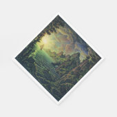 船舶:夕べ太陽(Konstantin Bogaevsky著) スタンダードランチョンナプキン (角)