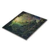 船舶：夕べ太陽（Konstantin Bogaevsky著） タイル (側面)