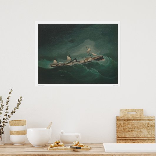 船舶…嵐(1261) ポスター (キッチン)