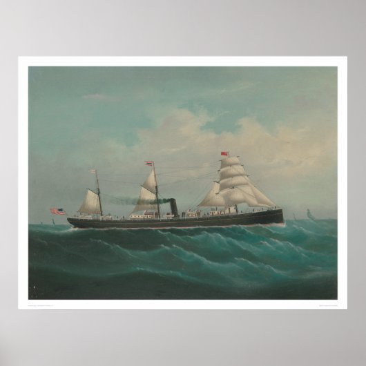 船舶 – The City of Rio de Janeiro (1260) ポスター (正面)