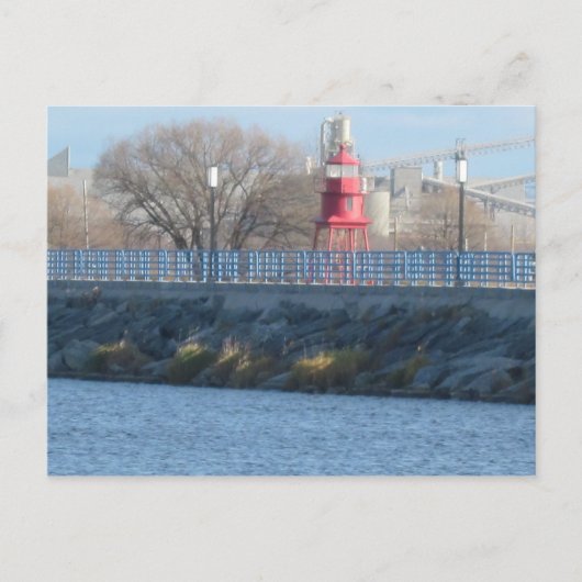 船警告の ポストカード (正面)