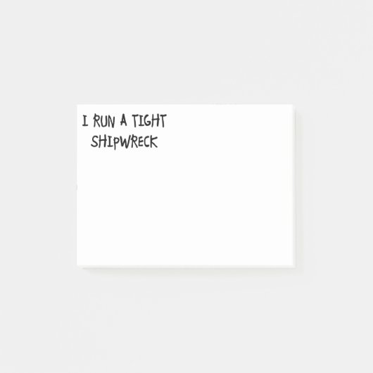 船走が難破した ポストイット (正面)