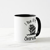 船走が難破した マグカップ (正面右)