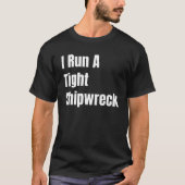 船走が難破した Tシャツ (正面)