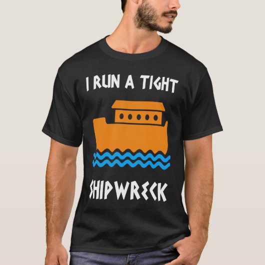 船走が難破した Tシャツ (正面)