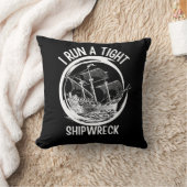 船走が難破し走ても窮屈だおもしろい。 クッション (ブランケット)