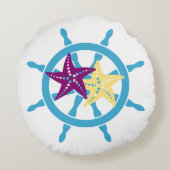 船輪ヘルムヒトデ ラウンドクッション (裏面)