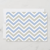 船輪航海の男の赤ちゃんシャワー 招待状 (裏面)