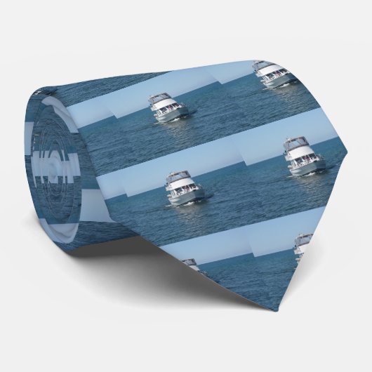 船遊びのタイ ネクタイ (ロール)