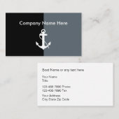 船遊びのテーマの名刺 名刺 (正面/裏面)