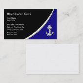 船遊びのテーマの名刺 名刺 (正面/裏面)