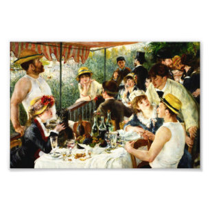 船遊びのパーティーの写真のプリントのルノアールの昼食会 フォトプリント