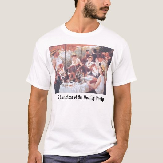 船遊びのパーティーの昼食会、昼食会… Tシャツ (正面)