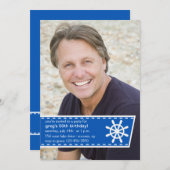 船遊びの生命写真の招待状 招待状 (正面/裏面)