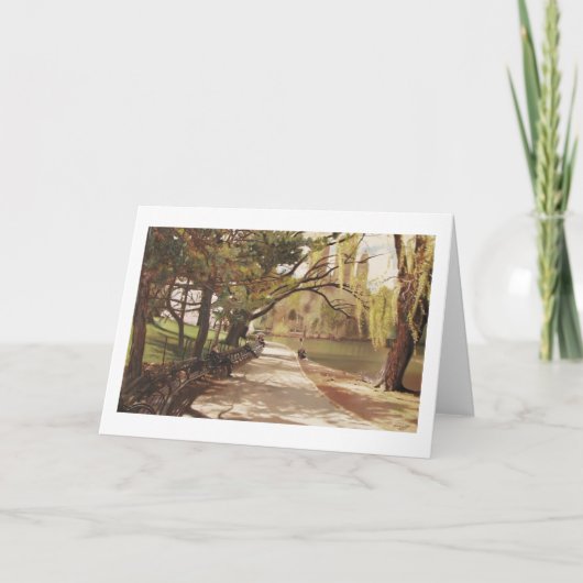 船遊び湖セントラル・パーク カード (正面)