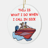 船遊び セラミックオーナメント (左)