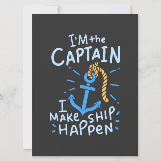 船遊び-私は大尉です (正面)