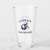 船長お名前の人魚のタンブラー航海のグラス タンブラーグラス (裏面)