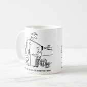 船長が漁網を届けるよう船員に指示する日記 コーヒーマグカップ (正面左)