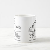 船長が漁網を届けるよう船員に指示する日記 コーヒーマグカップ (中央)