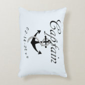 船長とアンカー アクセントクッション (正面(垂直))