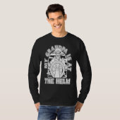 船長のおじいさん セーリング ヨット 船乗り Tシャツ (正面フル)