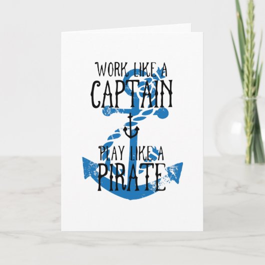 船長のよ遊うに働く カード (正面)